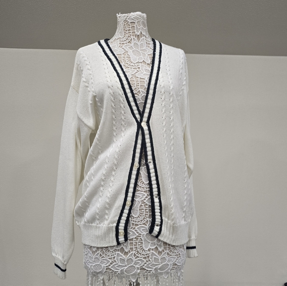 70s Vintage Pariani Poland Knit Sweater Sz L